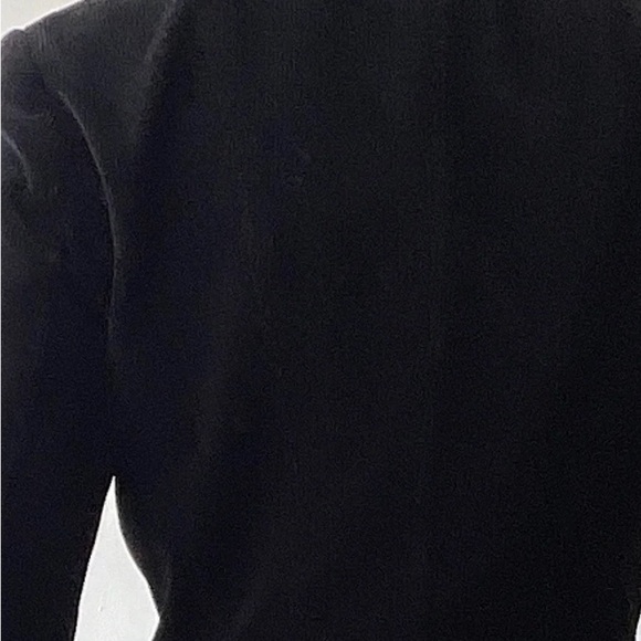 ELIE TAHARI Black Corduroy 2- Layer Zip Bomber Coat Jacket - SZ Medium - Picture 14 of 16